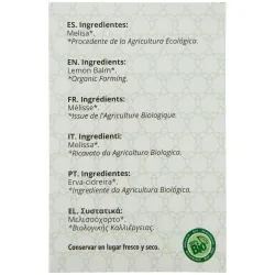 Melisa infusion 20bolsitas. bio | Farmacia Barata