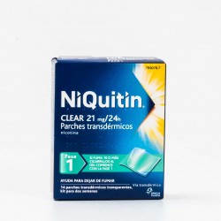 Niquitin Clear 21 mg/24h, 14 Parches.