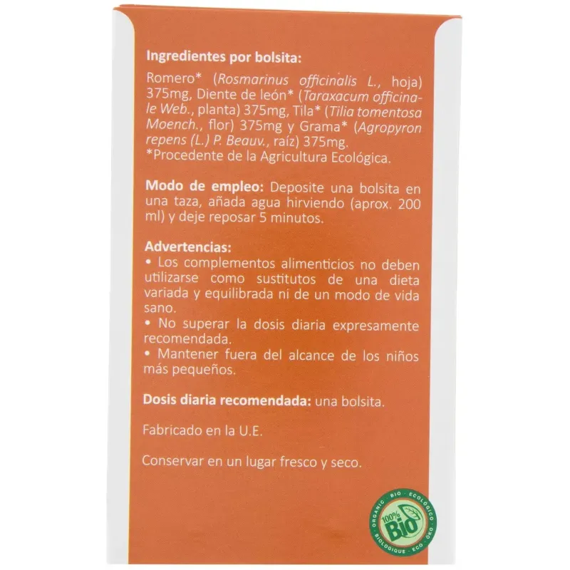 Artemis tisana silue-t bio 20 filtros | Farmacia Barata