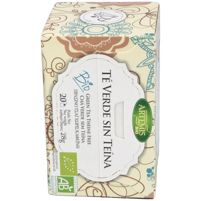 Te verde sin teina infusion 20bolsitas. bio | Farmacia Barata