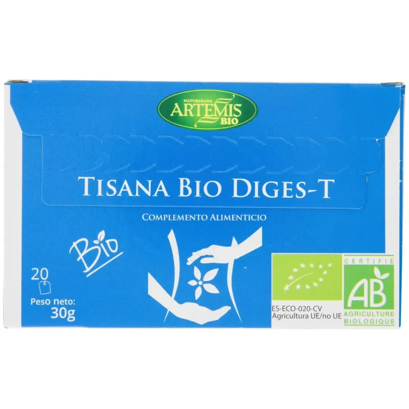 Artemis bio tisana digest-t 20 filtros 30g | Farmacia Barata
