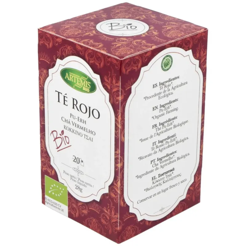 Te puerh rojo infusion 20bolsitas. bio | Farmacia Barata