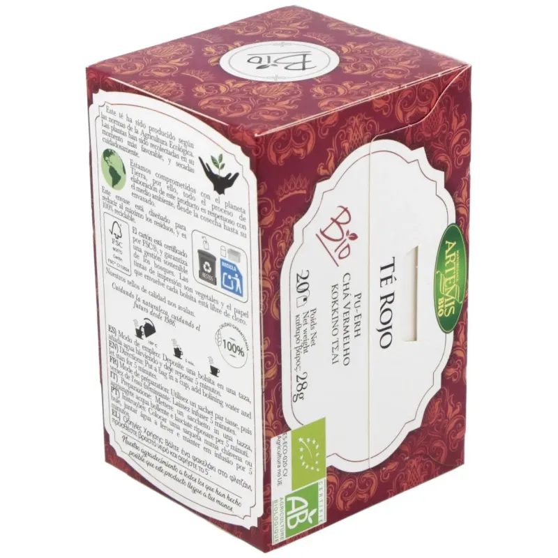 Te puerh rojo infusion 20bolsitas. bio | Farmacia Barata