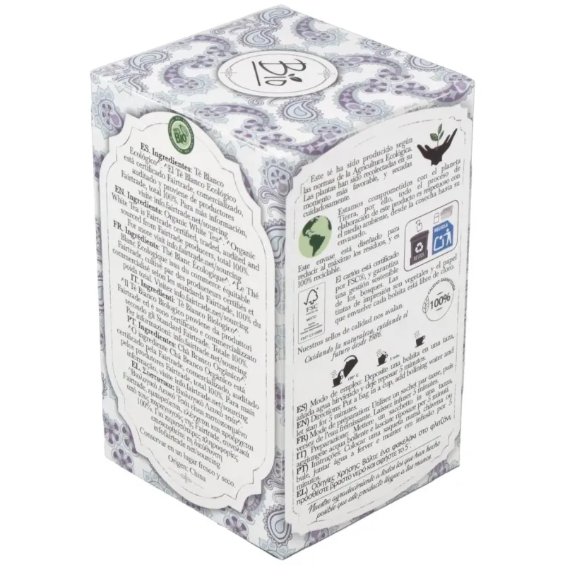 Herbes del moli te blanco infusion bio 20uds | Farmacia Barata