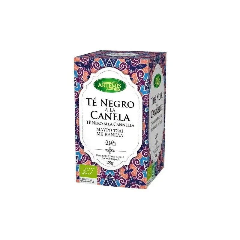 Artemis bio té negro a la canela 20uds | Farmacia Barata
