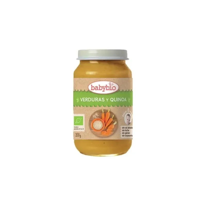 Babybio tarrito ecológico de verduras y quinoa 200g | Farmacia Barata
