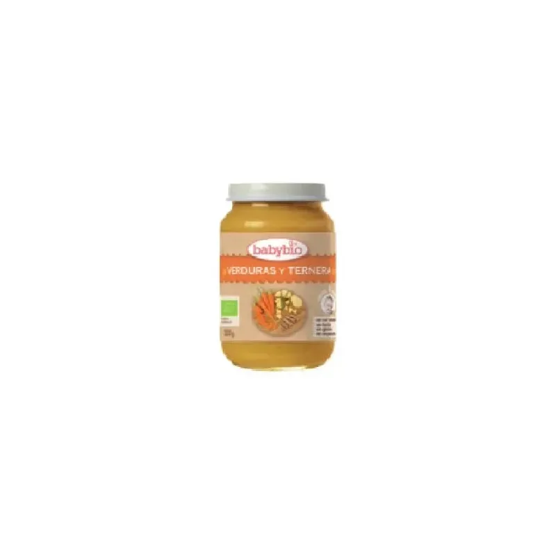 Babybio tarrito ecológico de verduras y ternera 200g | Farmacia Barata