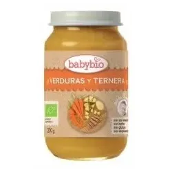 Babybio tarrito ecológico de verduras y ternera 200g | Farmacia Barata