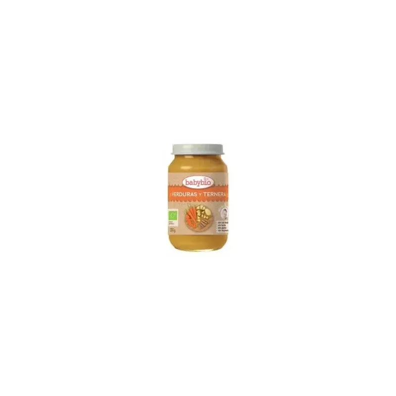 Babybio tarrito ecológico de verduras y ternera 200g | Farmacia Barata