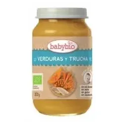 Babybio tarrito ecológico de verduras y trucha 200g | Farmacia Barata