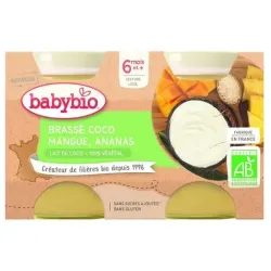 Babybio brasse coco mangue ananas 2x130g