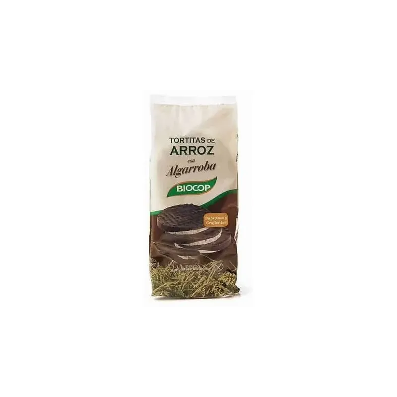 Tortitas de arroz con algarroba 100gr. bio | Farmacia Barata