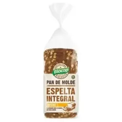 Pan de molde espelta integral masa madre 400gr bio