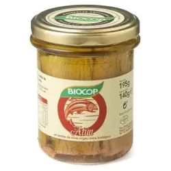 Biocop atun filetes bio bote cristal 195gr