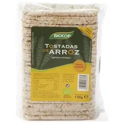 Biocop tostadas arroz c/sal integal 130g