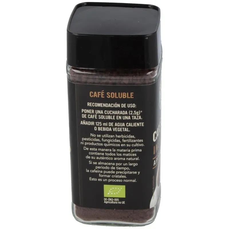 Cafe soluble instantaneo 100gr. bio | Farmacia Barata