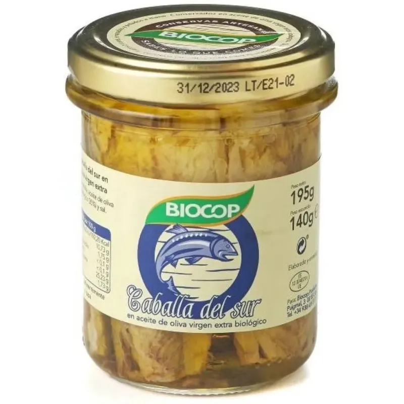 Biocop caballa filetes bio 195g | Farmacia Barata Biocop caballa filetes bio 195g | Farmacia Barata