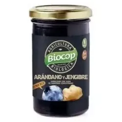 Compota de arandano y jengibre 265gr. bio