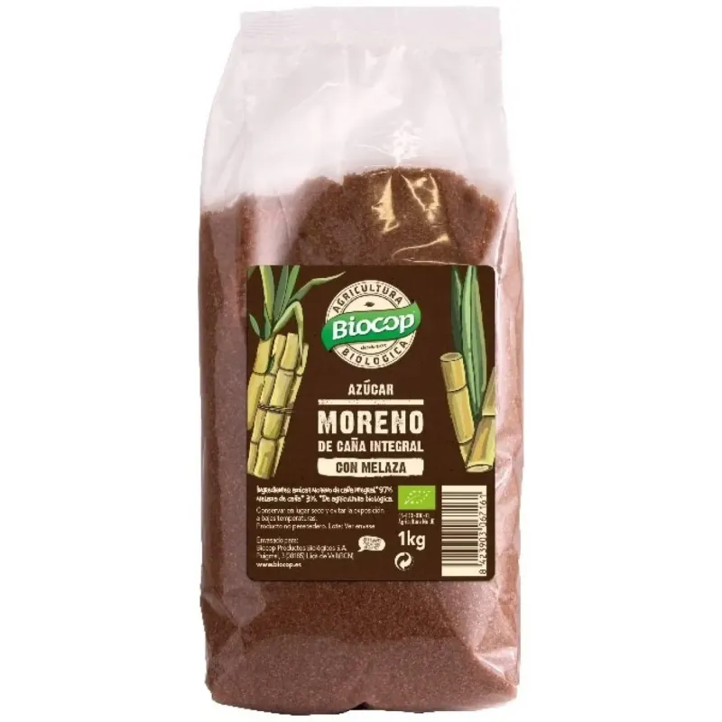 Biocop azucar moreno caña integral con melaza bio 1kg | Farmacia Barata