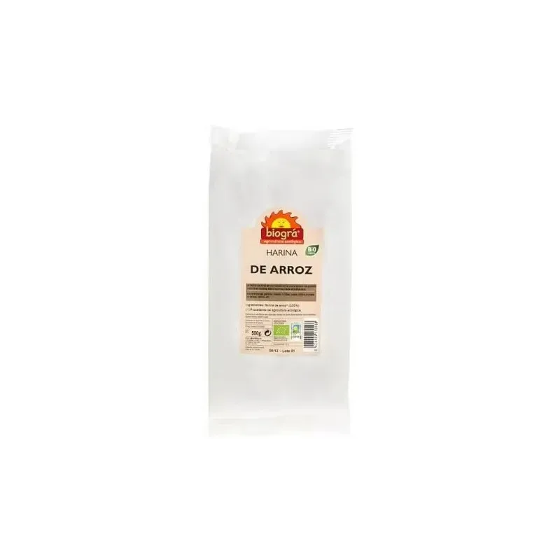 Biogra harina arroz bio 500g | Farmacia Barata Biogra harina arroz bio 500g | Farmacia Barata