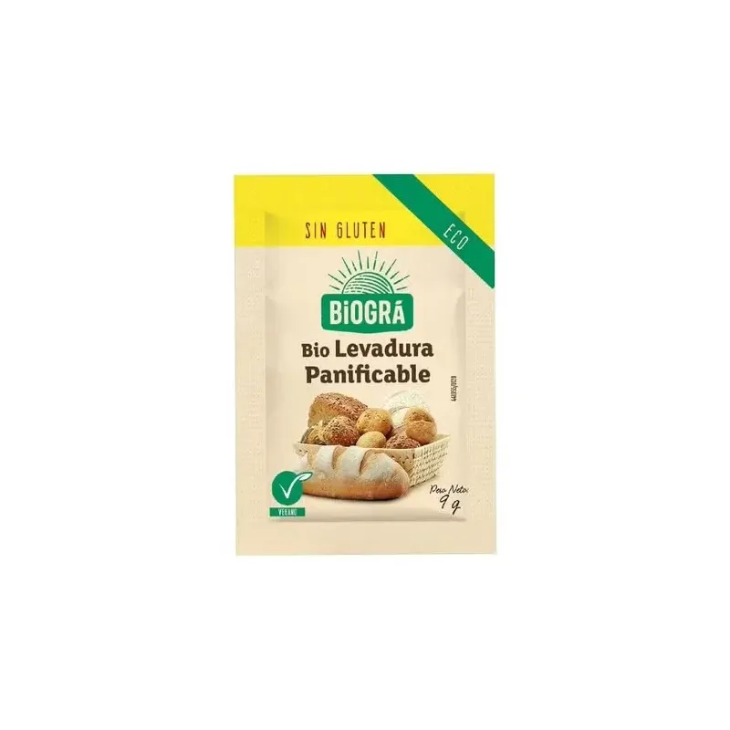 Bioga levadura pan sin gluten eco 9 g | Farmacia Barata