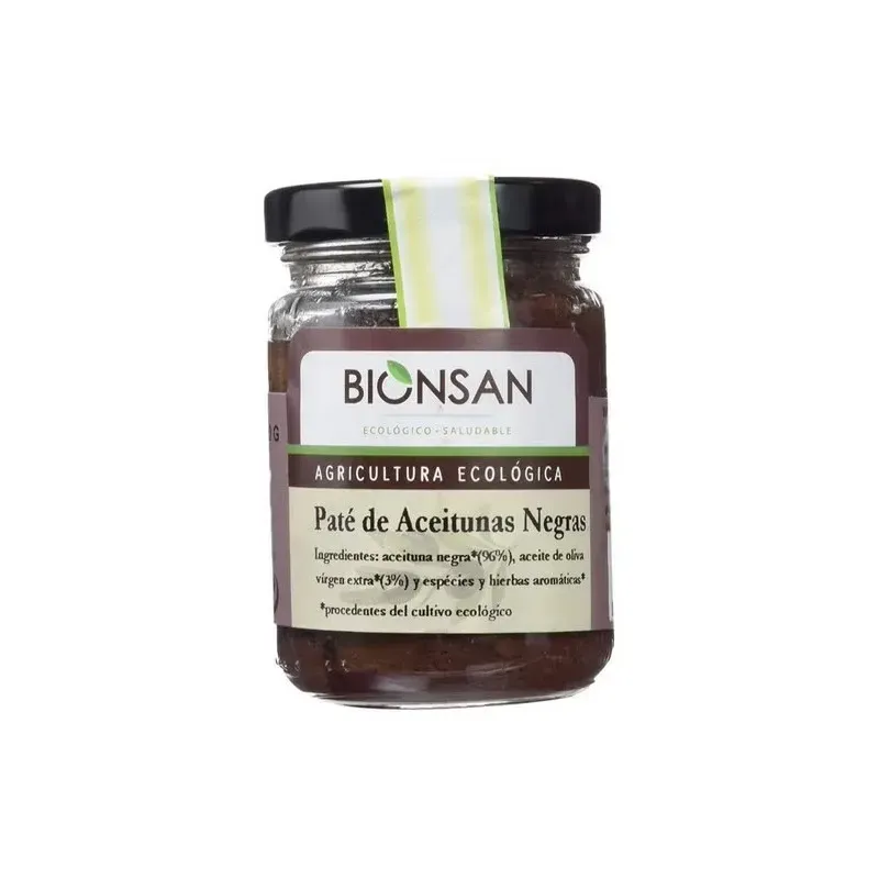 Pate de aceitunas negras 140gr. eco | Farmacia Barata
