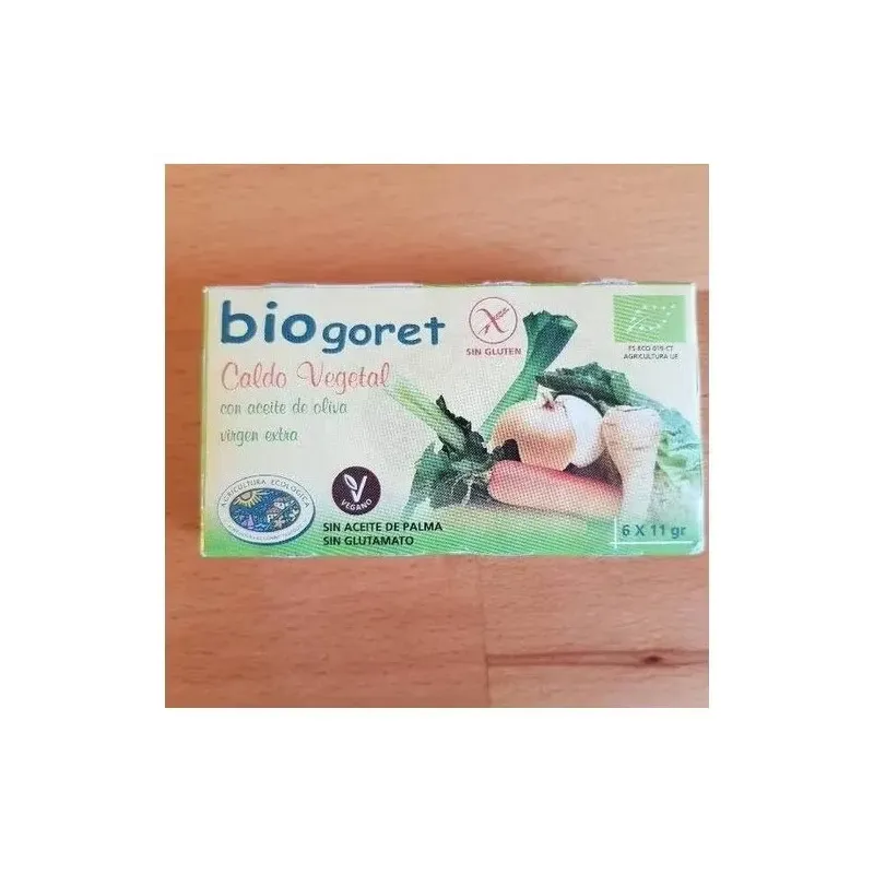 Bio goret caldo veg. cubitos bio 66g | Farmacia Barata