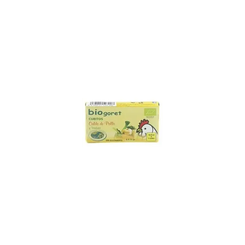 Bio goret caldo pollo verdur cubitos bio 66g | Farmacia Barata