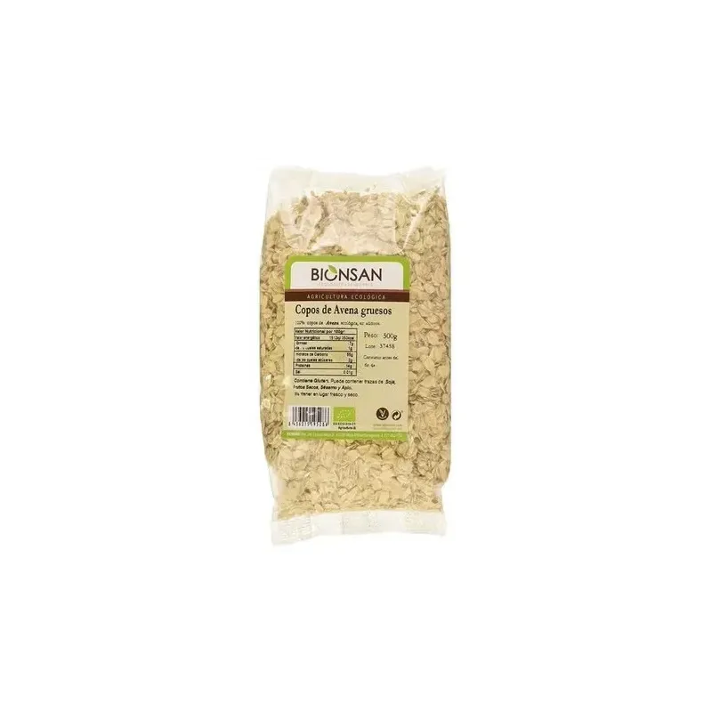 Copos de avena gruesos 500gr. eco - bionsan | Farmacia Barata