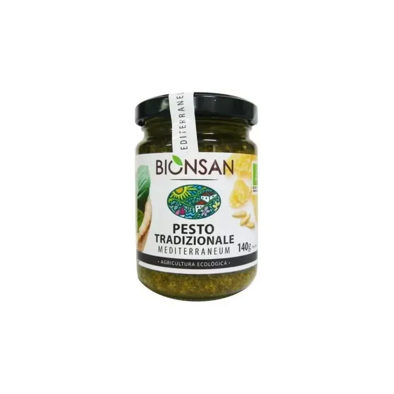 Bionsan pesto tradicional piñones eco 140g | Farmacia Barata