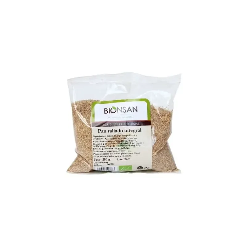 Bionsan pan rallado integral 250g | Farmacia Barata