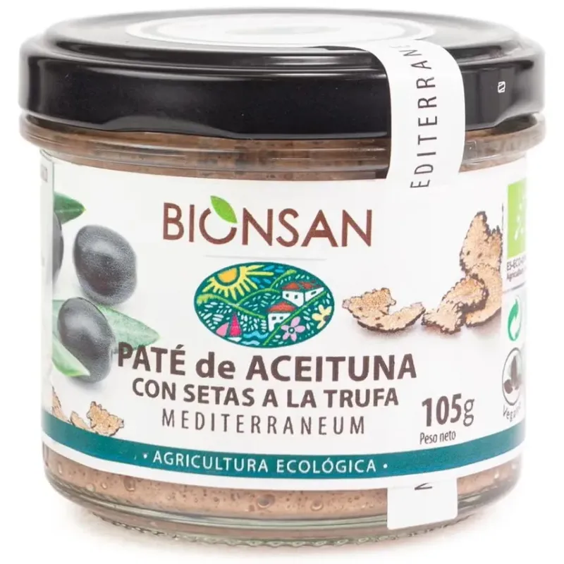 Pate de aceitunas setas a la trufa 105gr eco vegan | Farmacia Barata Pate de aceitunas setas a la trufa 105gr eco vegan | Farmacia Barata