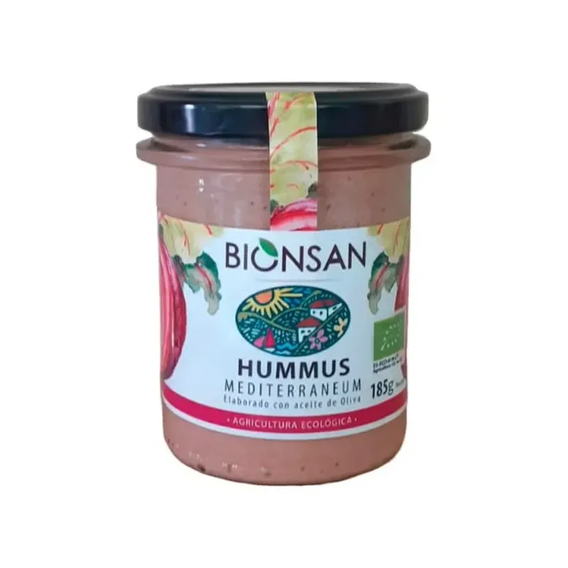 Hummus mediterraneum 185gr. eco vegan | Farmacia Barata