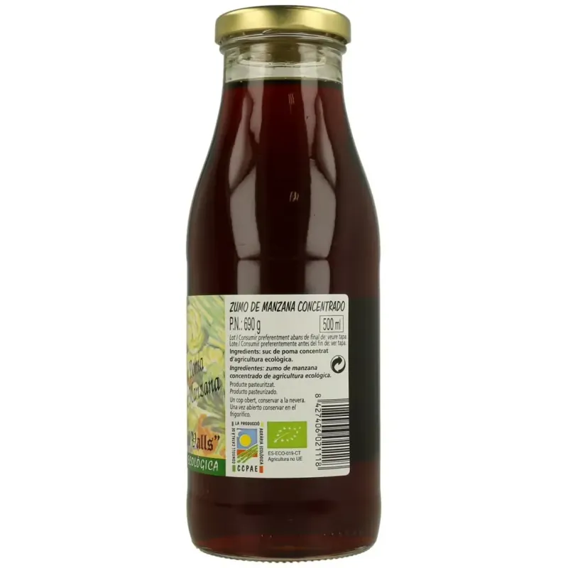 Concentrado de manzana liquido 500ml. eco s/a | Farmacia Barata Concentrado de manzana liquido 500ml. eco s/a | Farmacia Barata