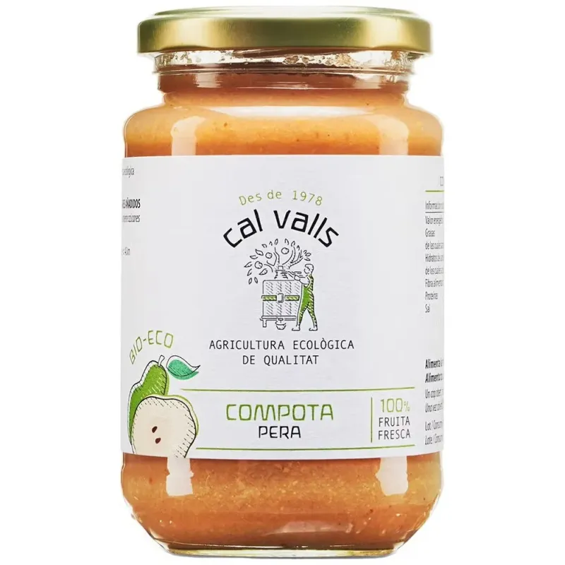 Cal valls compota pera eco 350g | Farmacia Barata