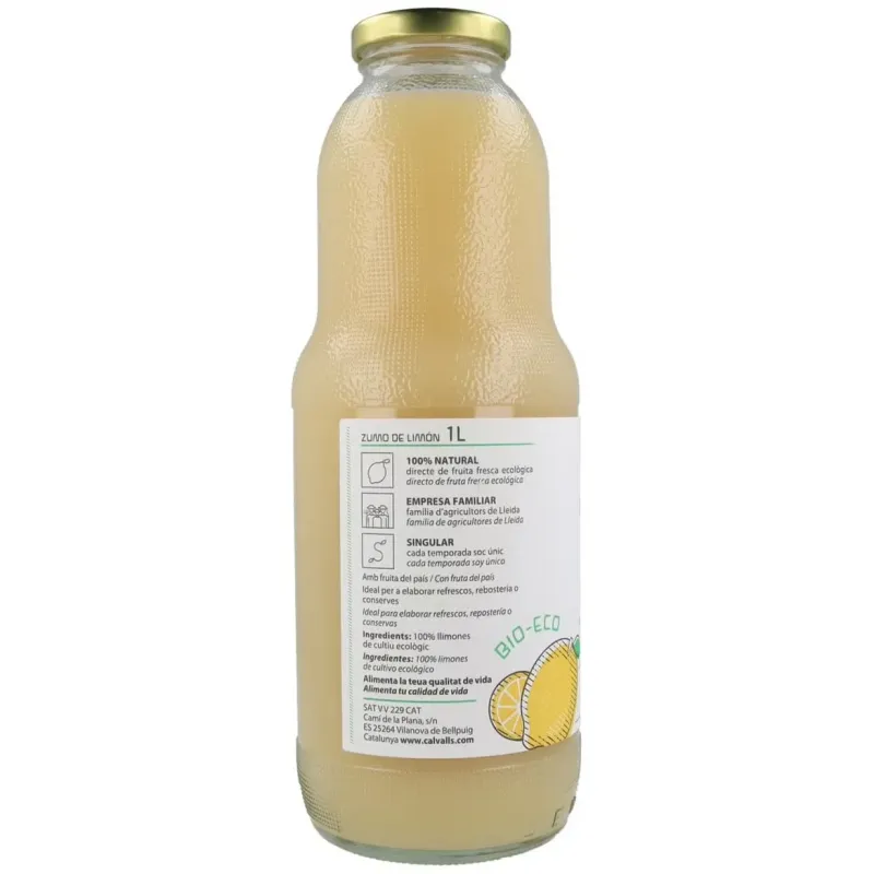 Cal valls zumo limón eco 1000ml | Farmacia Barata