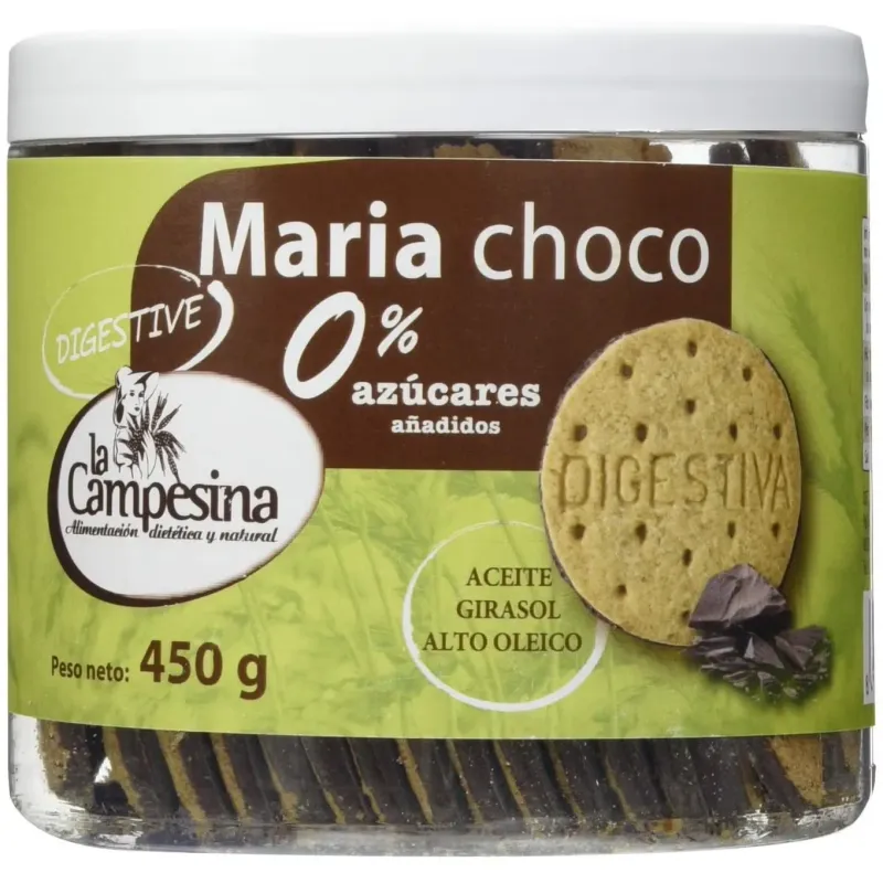 La campesina galletas maria choco digestive sin azúcar 450g | Farmacia Barata