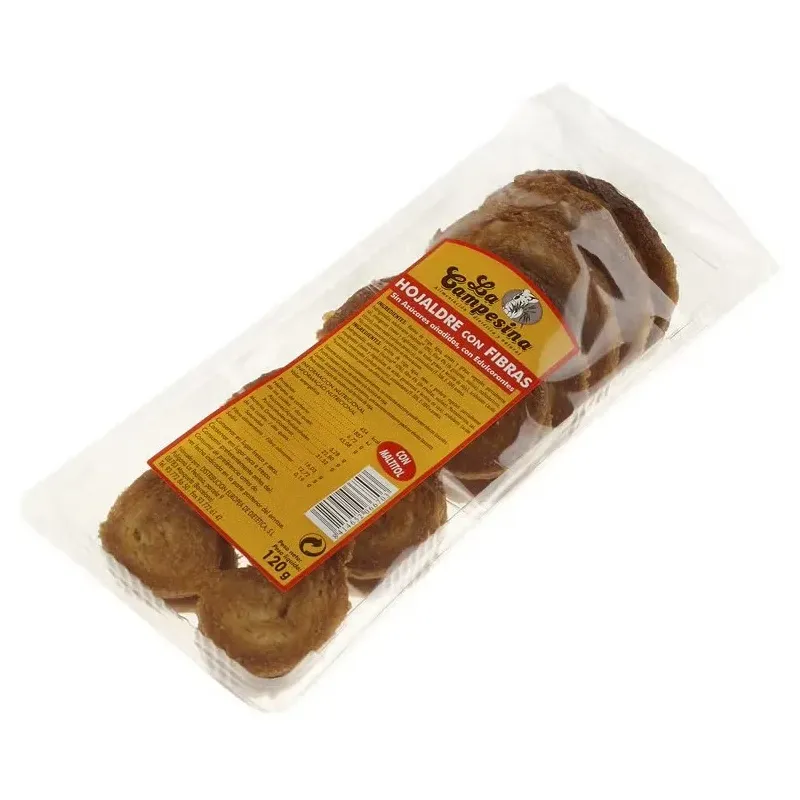 Palmeras de hojaldre con fibra 120gr. s/a | Farmacia Barata