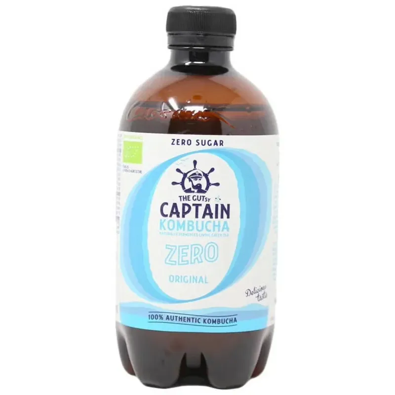 Captain kombucha zero original bio 400ml | Farmacia Barata