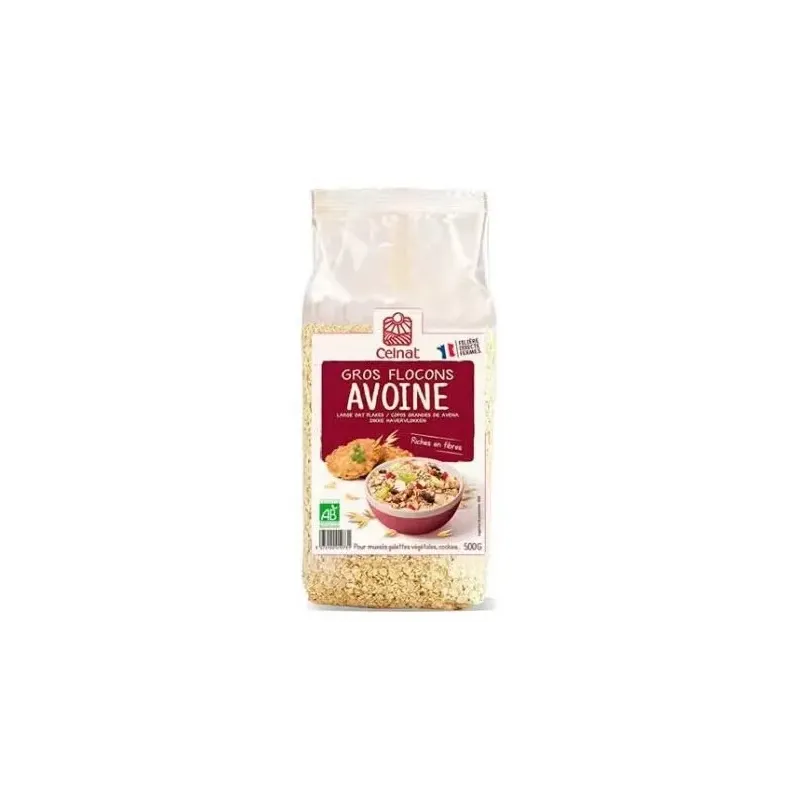 Copos de avena gruesos 500gr. bio | Farmacia Barata