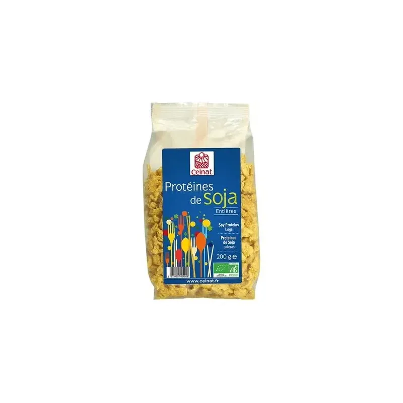 Celnat soja texturizada gruesa entera 200g | Farmacia Barata