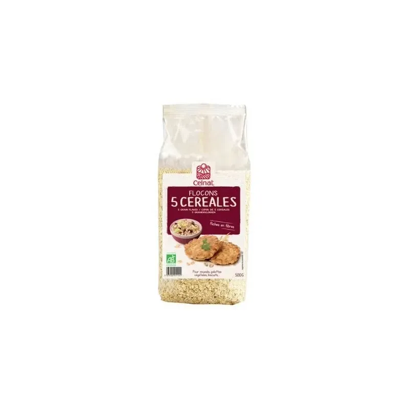 Celnat copos 5 cereales bio 500g | Farmacia Barata