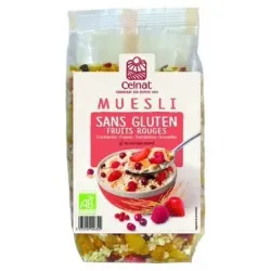 Celnat muesli de frutos rojos sin gluten bio 375g