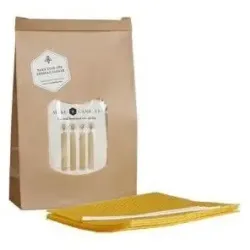 Rusckit kit para hacer velas cera de abeja 15x24cm