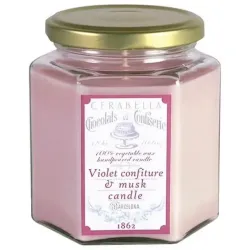 Cerabella vela artesanal violet confiture y musk 300g