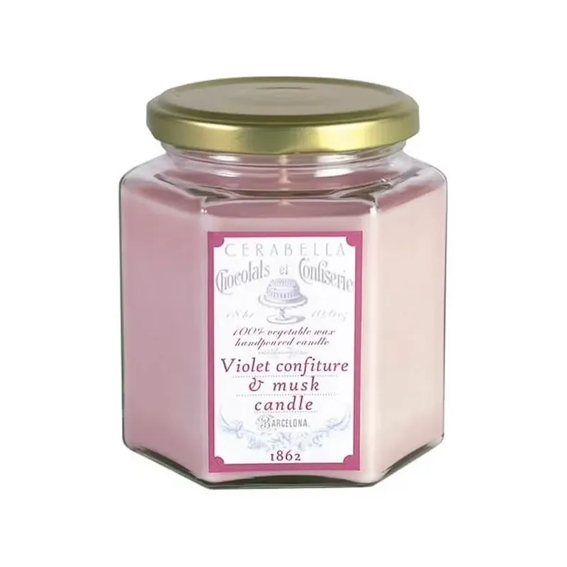 Cerabella vela artesanal violet confiture y musk 300g | Farmacia Barata