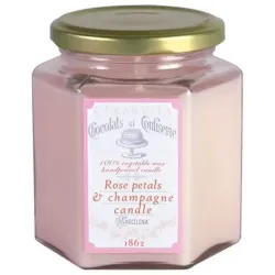 Cerabella vela artesanal rose petals y champagne 300g