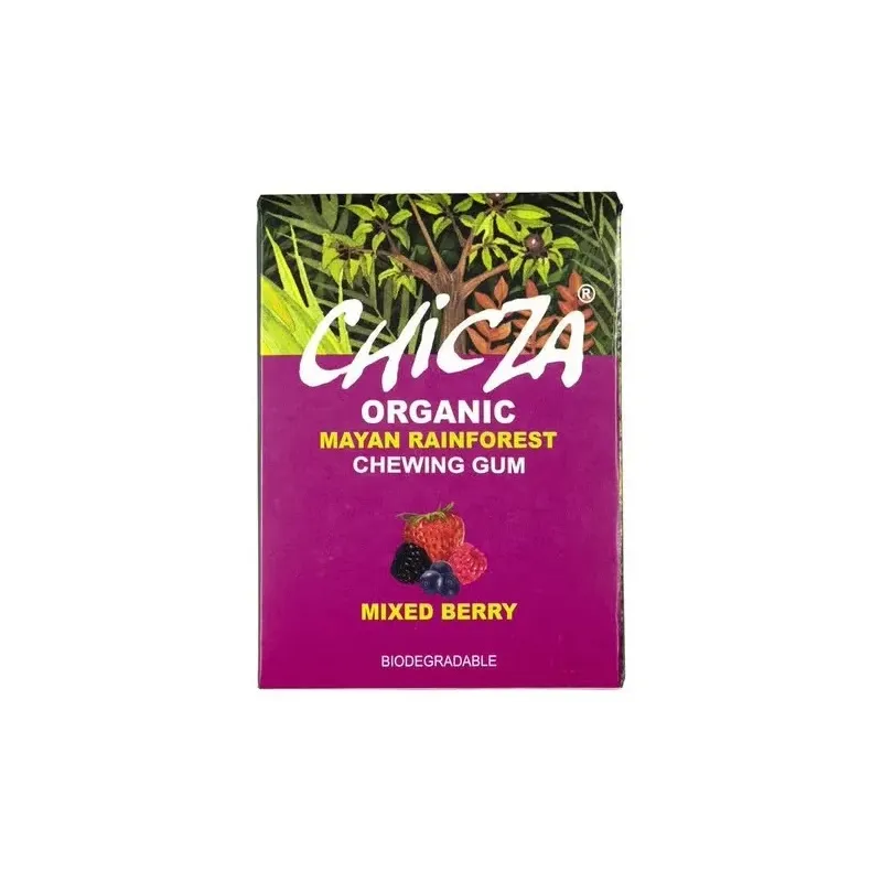 Chicle organico sabor frutas del bosque 30gr. bio | Farmacia Barata