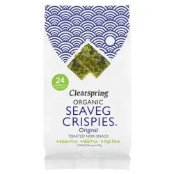 Clearspring alga nori tostada snack 4g