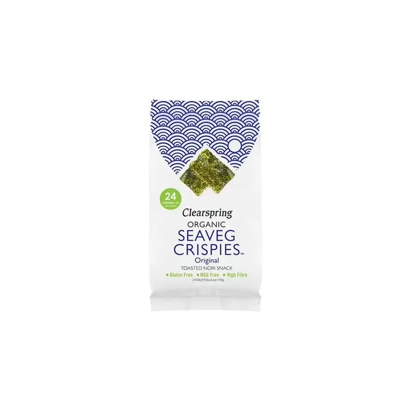 Clearspring alga nori tostada snack 4g | Farmacia Barata